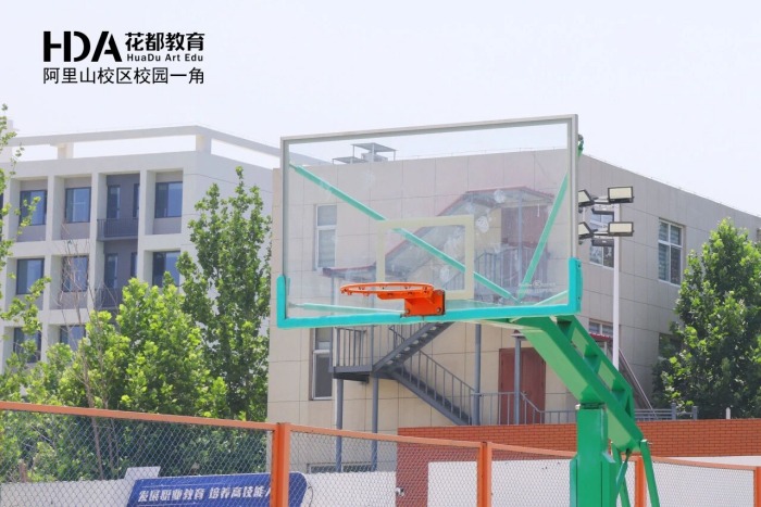 石家庄花都学校篮球场