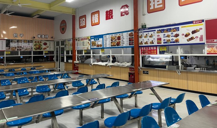 石家庄花都形象艺术学校学生食堂