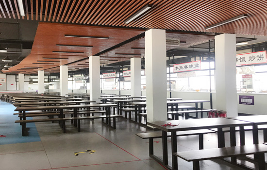 石家庄华师经济管理学校食堂