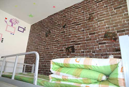 石家庄新东方烹饪学校宿舍一角