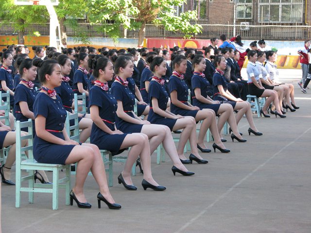 旅游部举行2016年礼仪操比赛