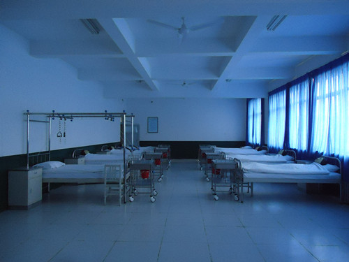 石家庄协和医学院的外科实验室