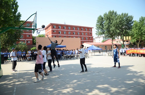 石家庄同创铁路学校校园篮球赛