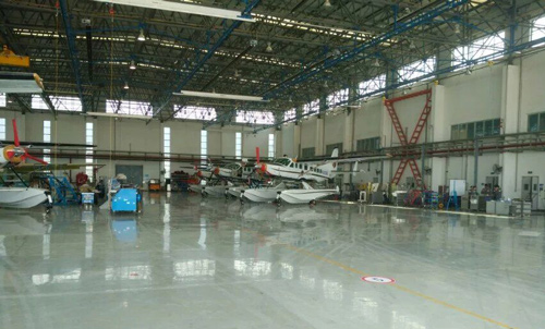 石家庄工程职业学院航空机械实训室