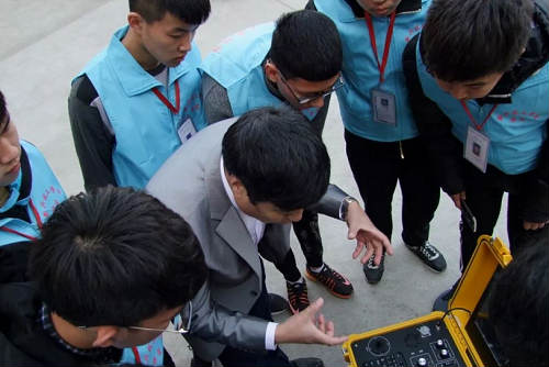 保定新兴工业技工学校地下管线检测与探测