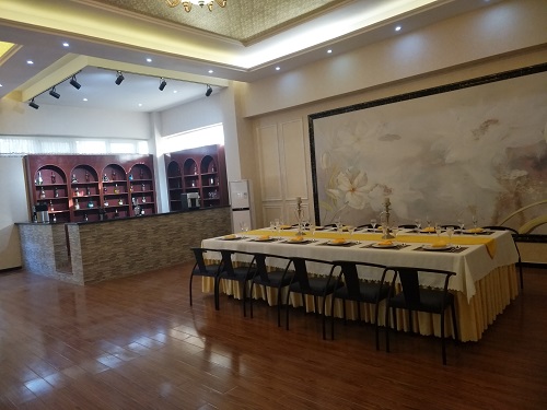 邯郸北方职业学校广平分校模拟钓鱼台餐桌