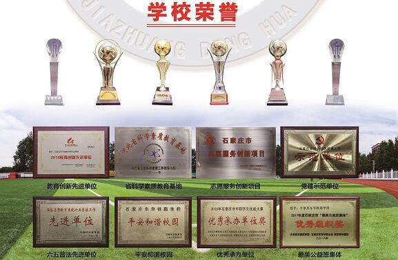 石家庄东华铁路学校获得的荣誉