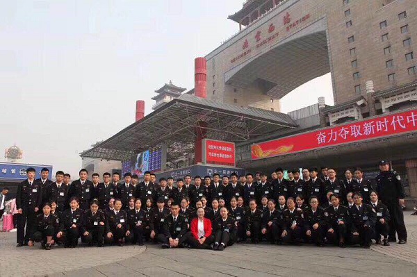 石家庄东华铁路学校北京西站就业学生