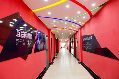 石家庄新华电脑学校教学走廊