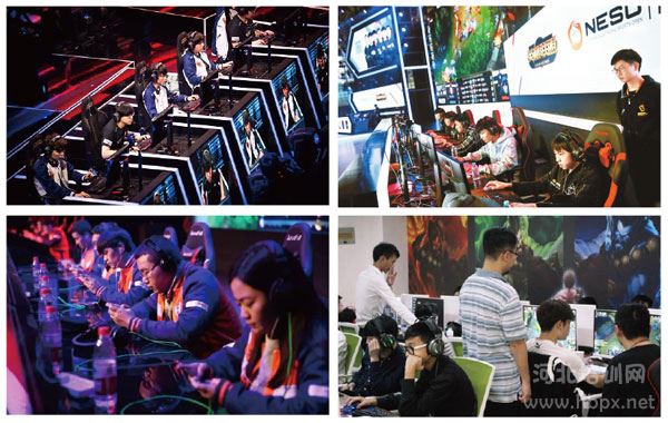 石家庄法商中专学校电子竞技运动与管理专业学生实训