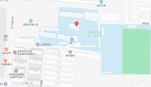 石家庄市美术职业实验学校地址示意图