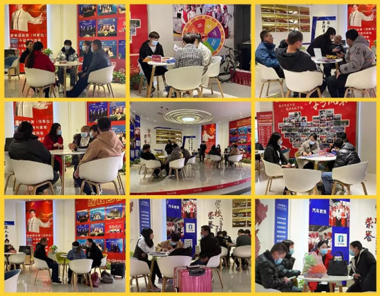 石家庄北方智扬中专学校春季报名现场