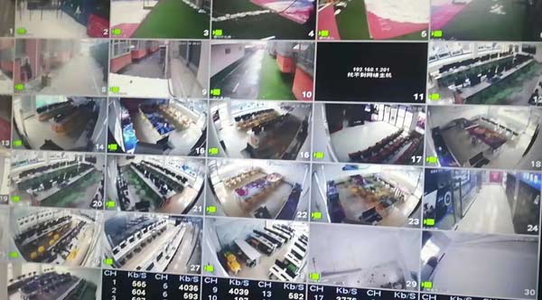 石家庄新华电脑学校360度无死角监控