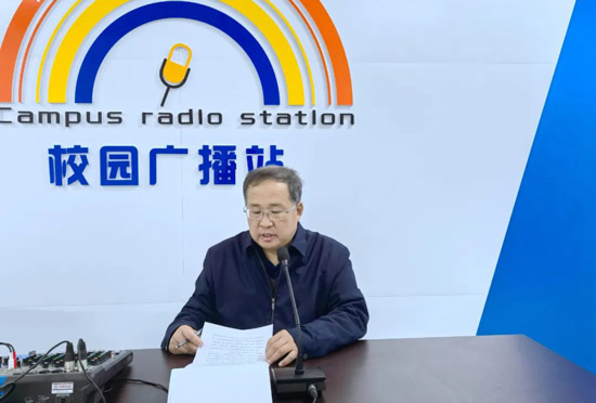 石家庄交通运输学校校长开讲开学第一课