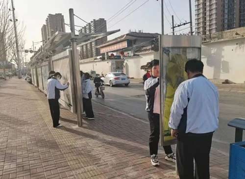  石家庄天使护士学校学雷锋做好事志愿服务活动