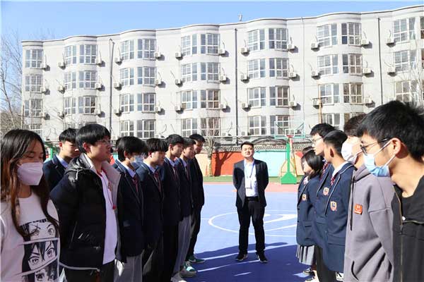 石家庄新华电脑学校2022届毕业生返校重温晨训