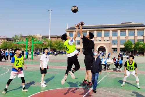 石家庄交通运输学校学生篮球赛