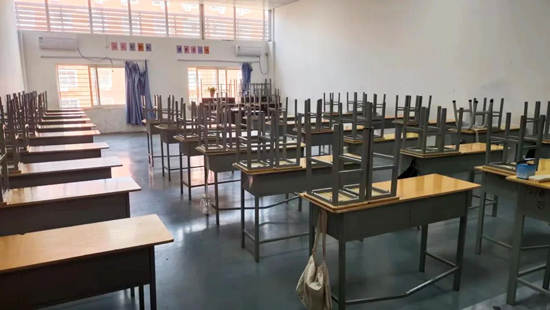 石家庄华美铁路学校教室