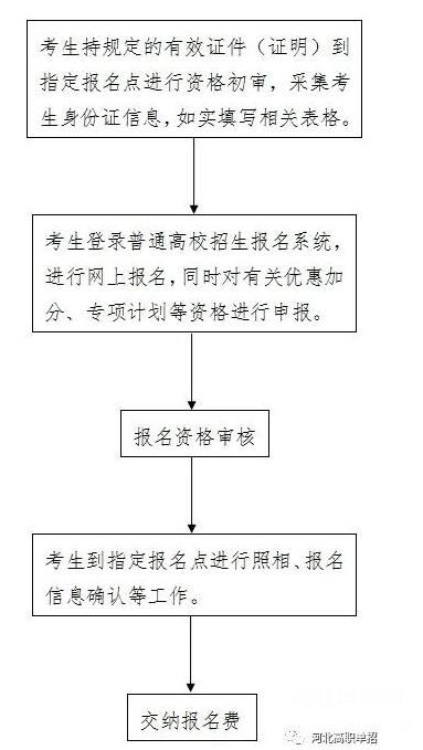 2023年河北高考报名流程