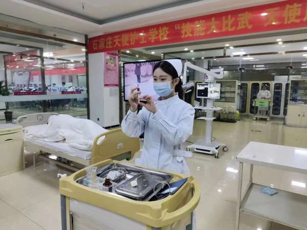 石家庄天使护士学校护理技能比赛