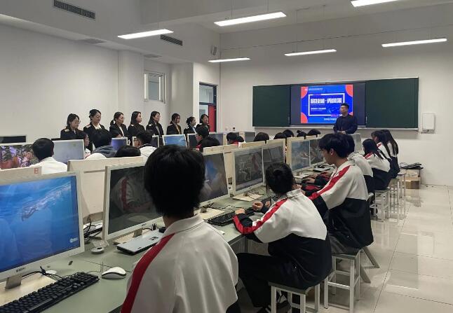 石家庄东华铁路学校经管与艺术专业技能大赛比赛现场