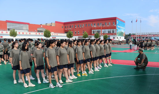 石家庄柯棣华医学院2024级新生军训