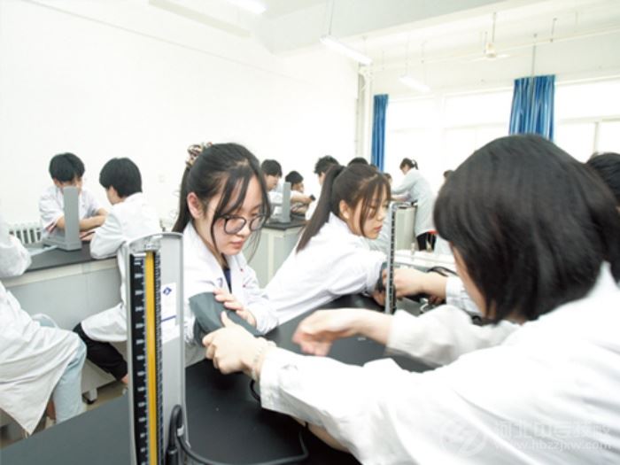 石家庄冀联医学中等专业学校护理专业基础操作：测量血压
