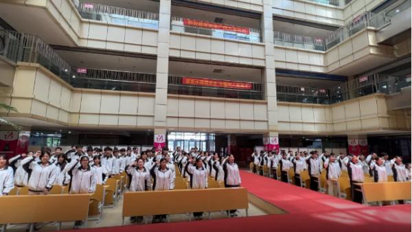 石家庄天使护士学校2025届对口高考学子宣誓