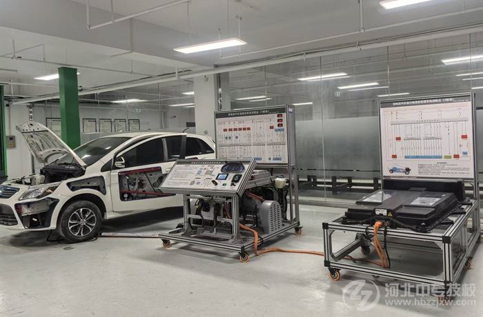 石家庄东华铁路学校新能源汽车制造与检测专业实训室